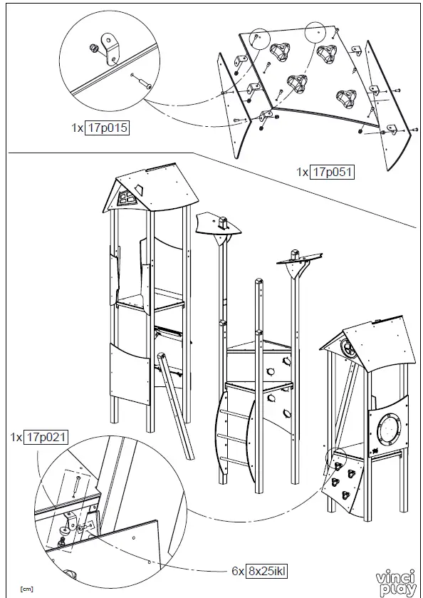 vinci play 1711 Steel Melalic L-CLLR 21