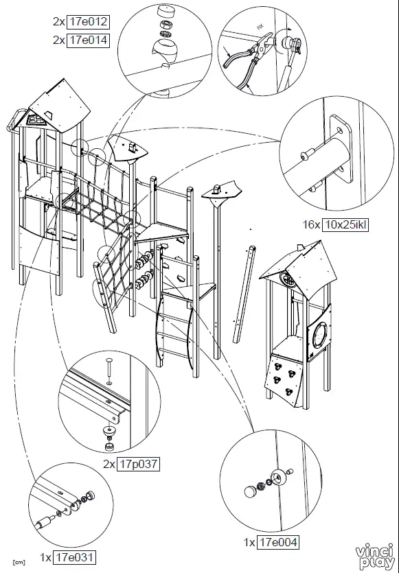 vinci play 1711 Steel Melalic L-CLLR 23
