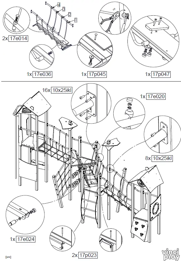 vinci play 1711 Steel Melalic L-CLLR 24