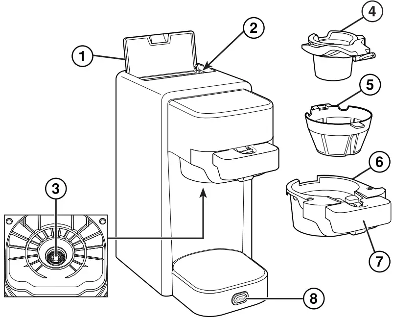 proctor silex 49961PS Single Serve Coffee Maker-fig2