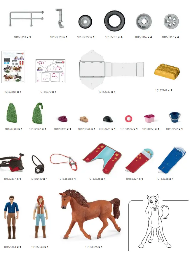 Schleich-42535-Horse-Club-Horse-Adventures-with-Car-and-Trailer-Fig-02