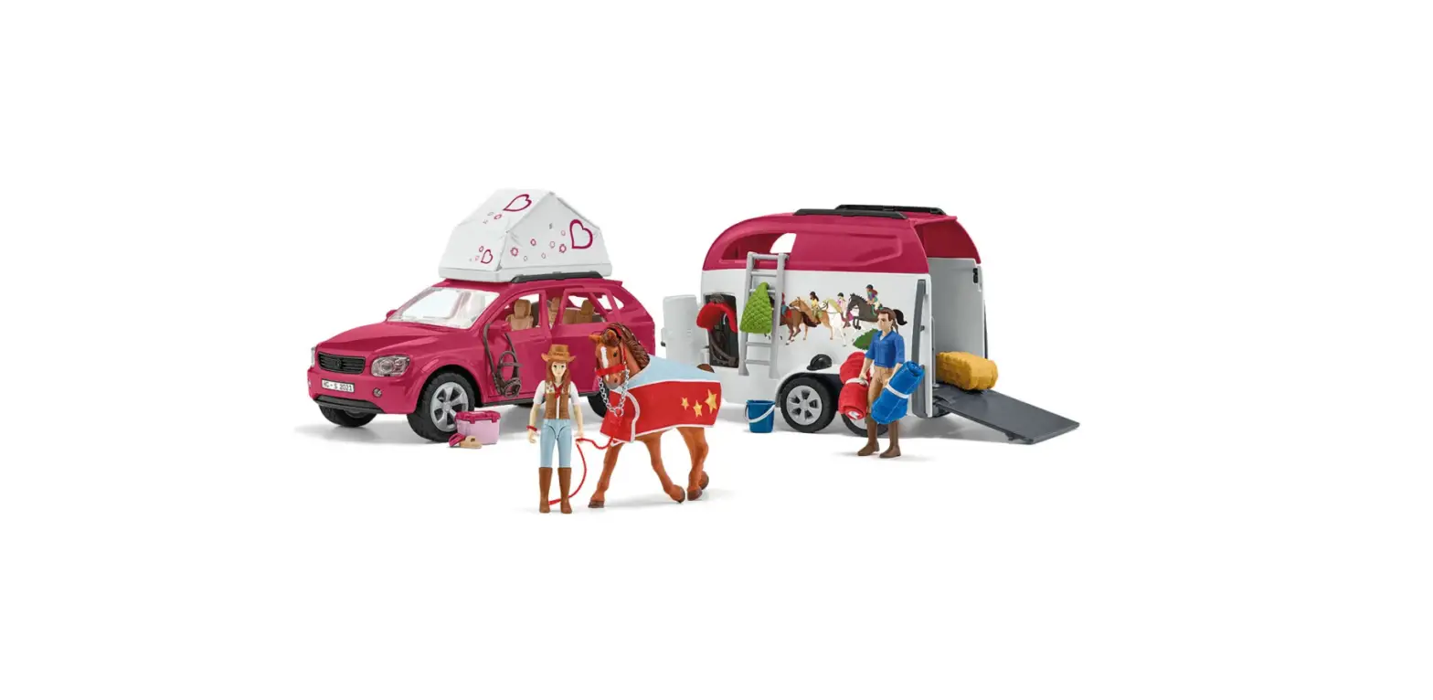 Schleich 42535 Horse Club Horse Adventures With Car And Trailer Instructions