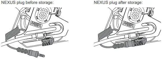 Storage of the NEXUS plug