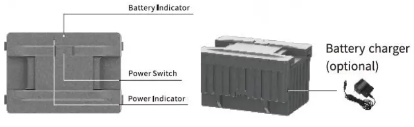 newair NPR-Battery 15 Removable 173 Wh Lithium Ion Car Fridge Battery - fig 1