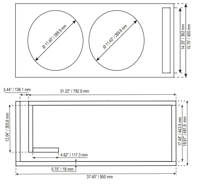 DS18 EXL-XX12.2DHE 12'' High Excursion Subwoofer - Fig 3