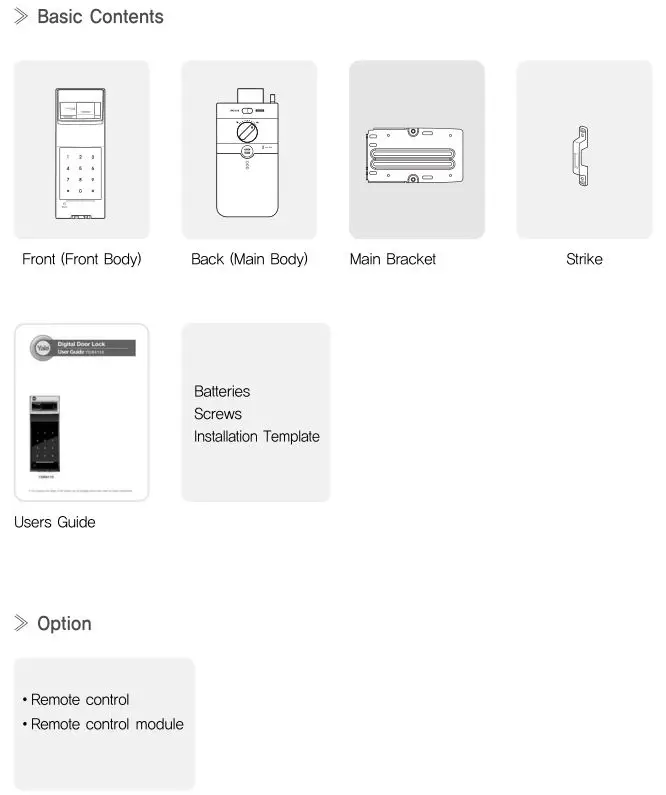 Yale YDR4110 Smart Door Lock - Components Overview