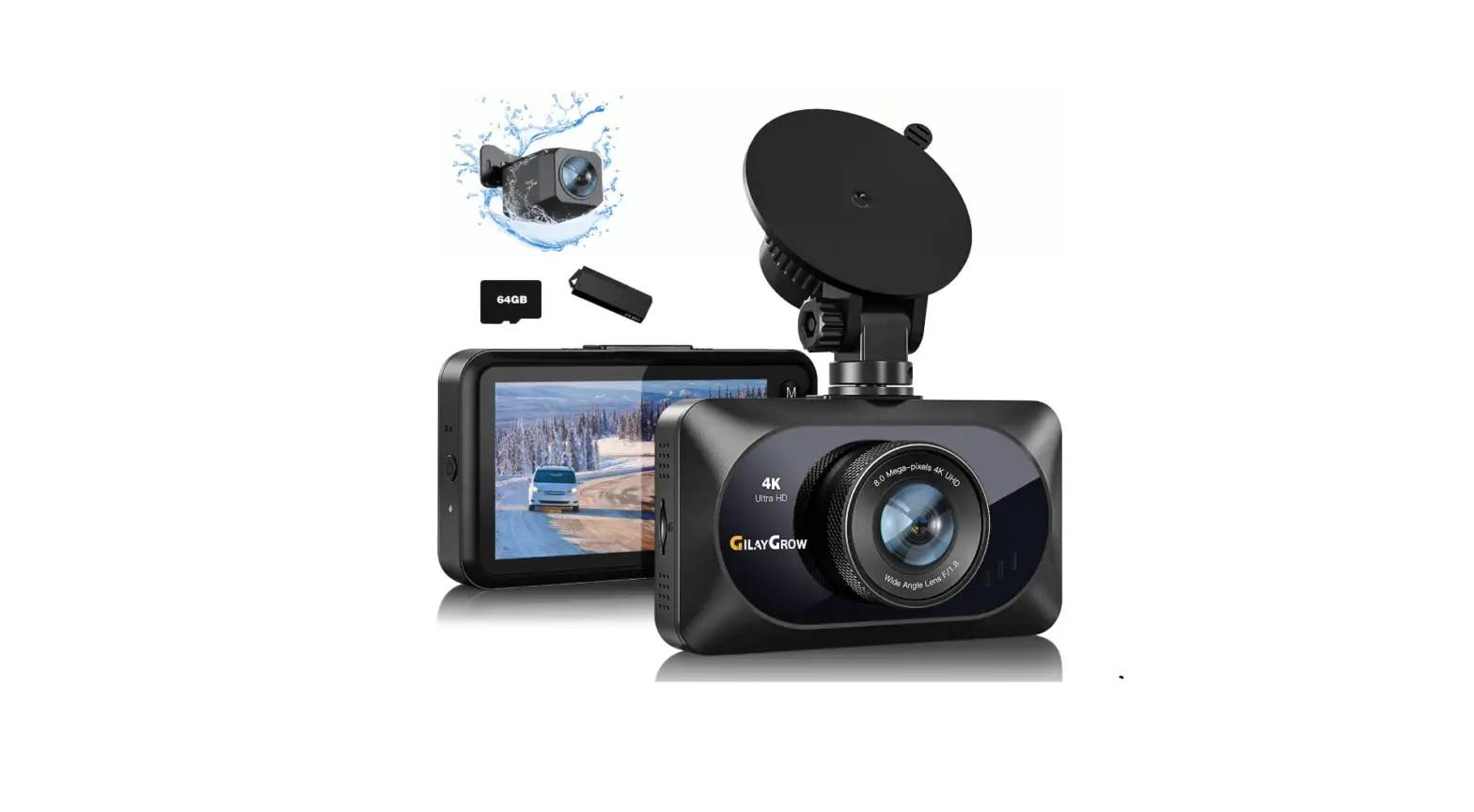 Gilaygrow C301gw 4k Dual Dash Cam User Guide Gilaygrow C301gw 4k Dual Dash Cam User Guide