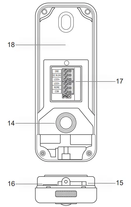 VIMAR K40960 K40965 WiFi Video Doorbell - fig 1