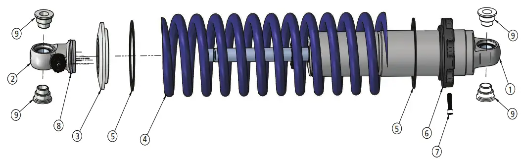 ridetech 11256510 1962-1967 Chevy II HQ Rear CoilOvers - Description