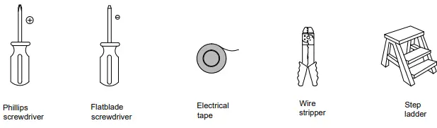 WAREHOUSE DW01W05MB 25 Inch Ceiling Fan-FIG2