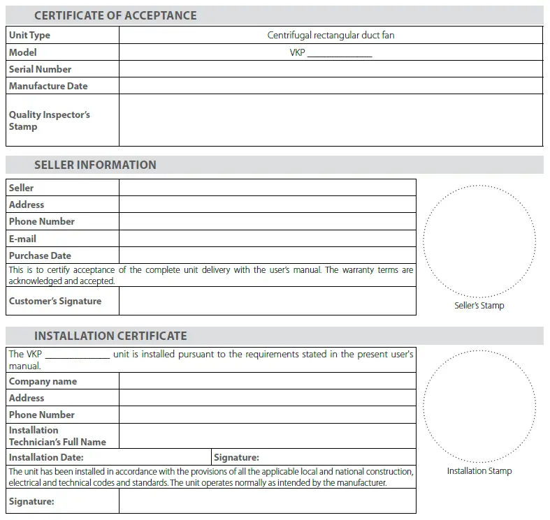 VENTS VKP Centrifugal Rectangular Duct Fan fig 16