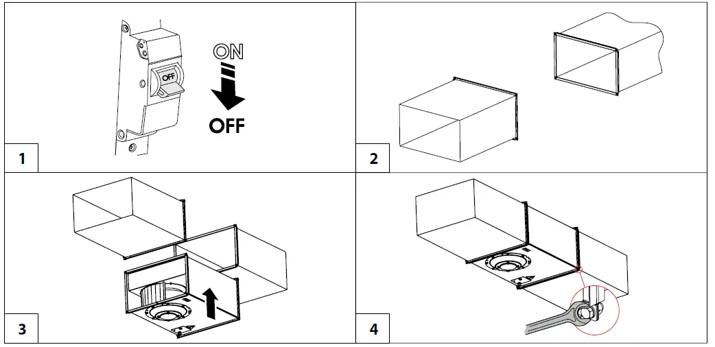 VENTS VKP Centrifugal Rectangular Duct Fan fig 4