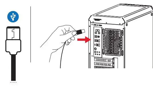 ENDORFY EY6A001 LIX Plus Ultralight Gaming Mouse Instructions - USB