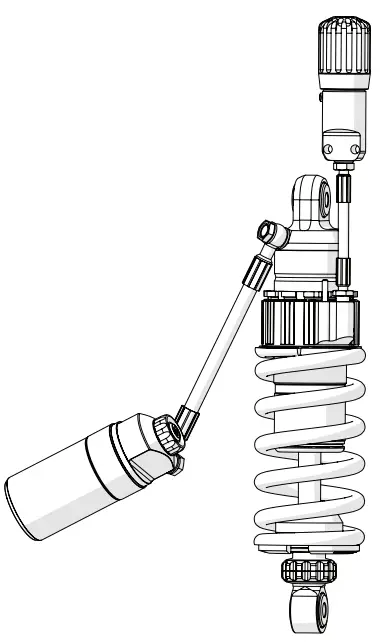 OHLINS DU 125 Shock Absorber for Ducati Monster