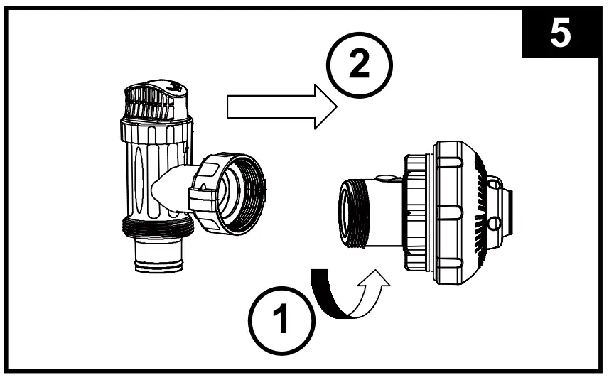 Pool Outlet - Strainer & Plunger Valve Setup