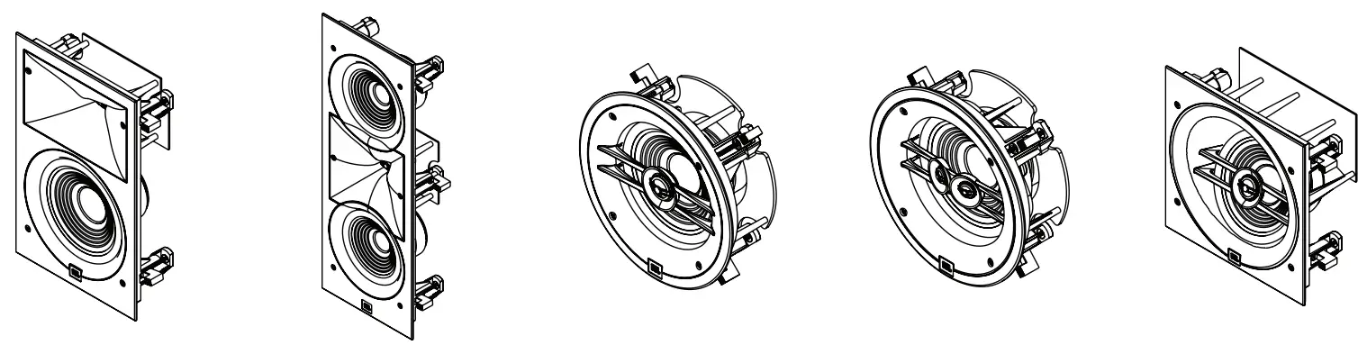 JBL 260CDT 2 way 6 5in 166 mm Dual Tweeter In Ceiling