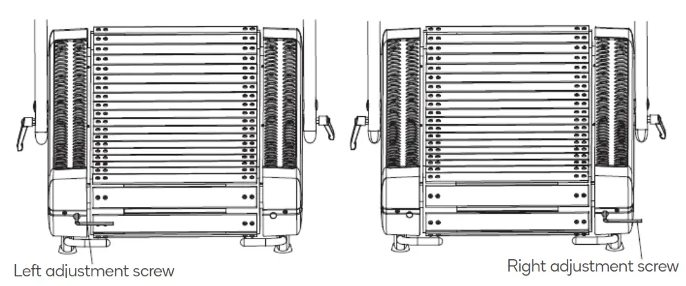 kogan FSMNTRDL40A FORTIS Freerunner Curved Treadmil - ADJUSTMENTS