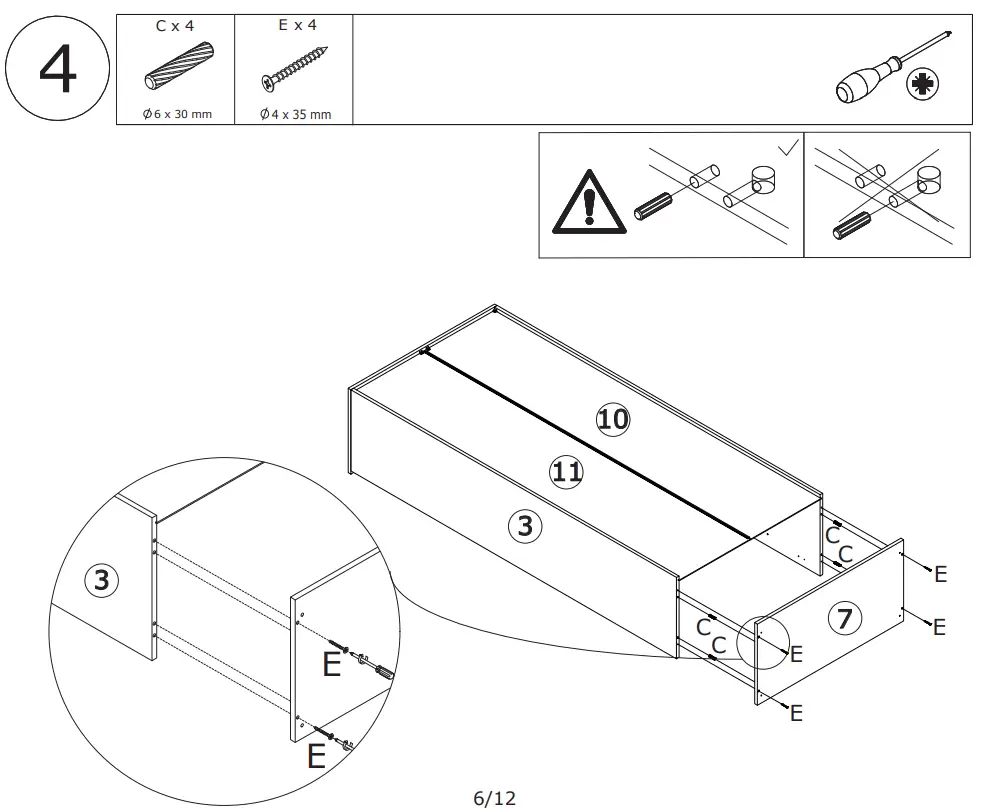FUFU GAGA LJY KF200050 01 White Particleboard 5 Shelf Bookcase - fig 11