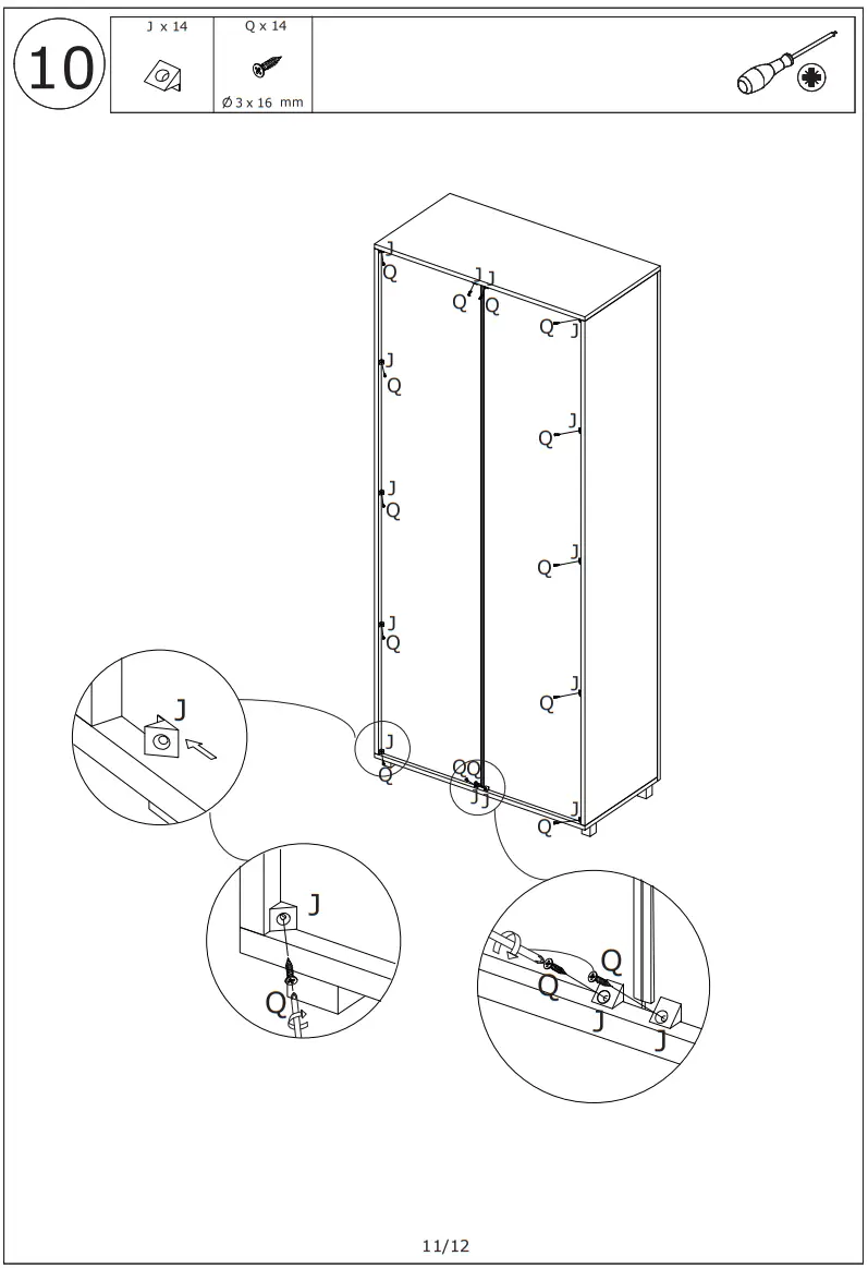 FUFU GAGA LJY KF200050 01 White Particleboard 5 Shelf Bookcase - fig 17