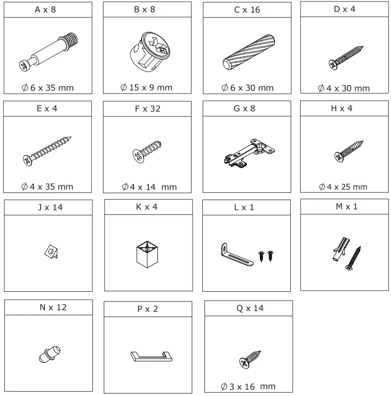 FUFU GAGA LJY KF200050 01 White Particleboard 5 Shelf Bookcase - fig 6