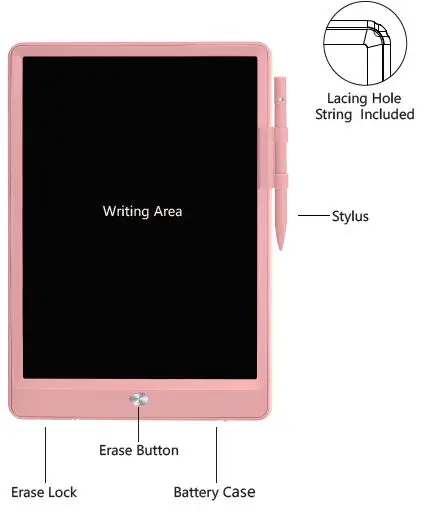 FLUESTON WK-DS 10 Kids Writing Tablet-1