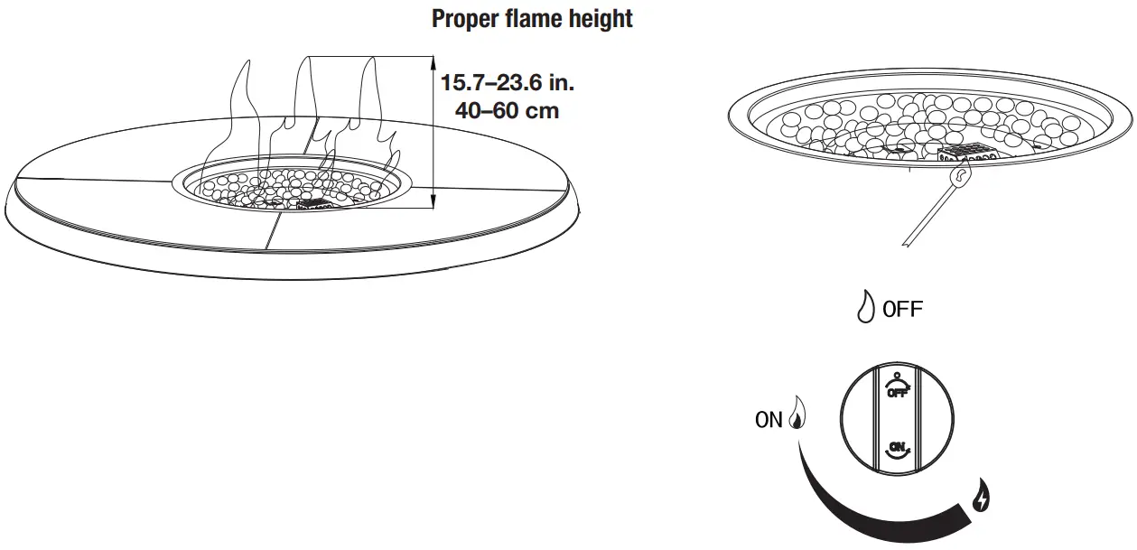 HOME DECORATORS COLLECTION FHWS80121 Kettering Wicker Round Lp Fire Pit - fig 11