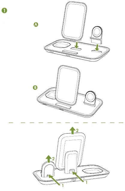mophie 840056124561 3-in-1 Wireless - 1
