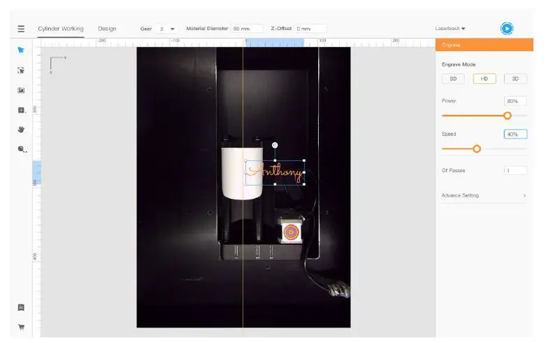 Makeblock-Xtool-Laser-Box-Desktop-40W-Laser Cutter-19