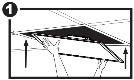 AcuityBrands CPX 2X4 40L 40K 120 NODIM CPX LED Flat Panel Light Fixture - fig 1