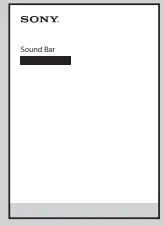SONY HT-A7000 Sound Bar - Operating