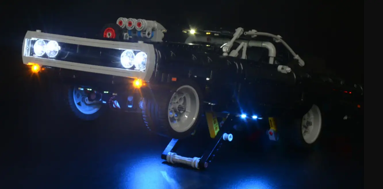 Game Of Bricks Light Kit For Fast And Furious Doms Dodge Charger 42111 Instruction Manual