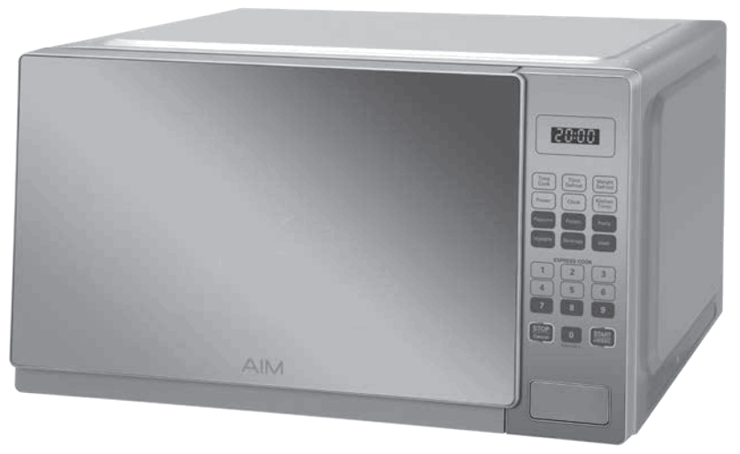 AIM AMW34E 34 Litre Electronic Microwave Oven 1000W