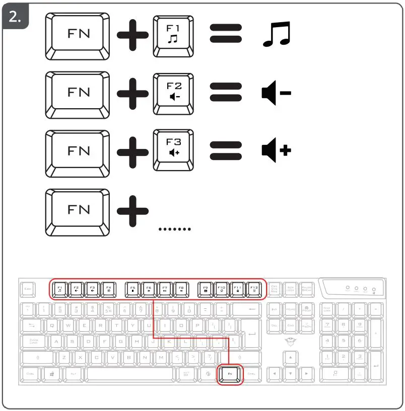 Trust Azor Keyboard and Mouse Gaming Installation Guide - Fig 2