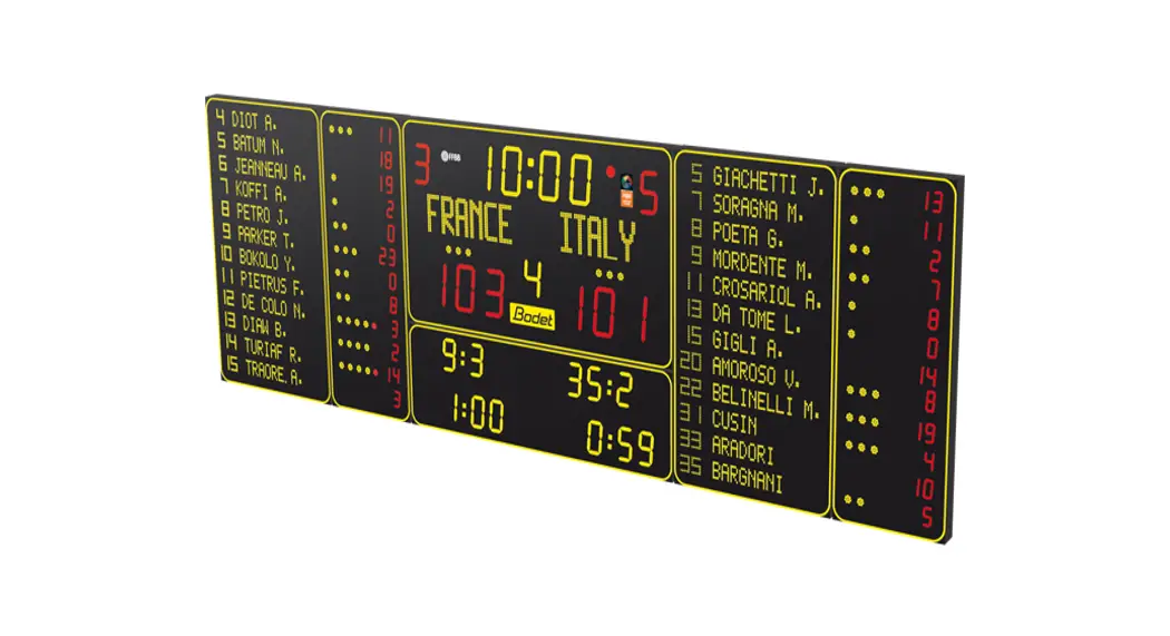 Bodet Bt6730 Led Video Scoreboard Installation Guide Bodet Bt6730 Led Video Scoreboard Installation Guide