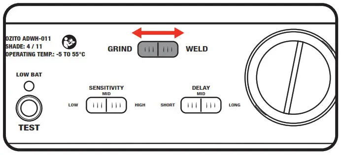 ozito Auto Darkening Welding Helmet - This welding