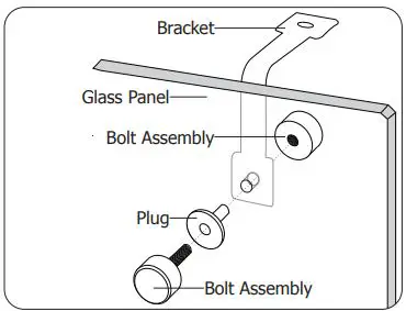 POLAR CT423 Pizza Counter with Marble Top Instruction Manual - Place the top panel onto the brackets