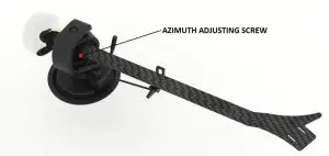 FIG 12 ADJUSTING THE AZIMUTH