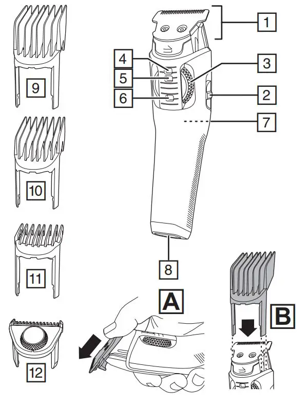 REMINGTON HC5000 X5 Power-X Series Hair Clipper User Manual - Product Overview