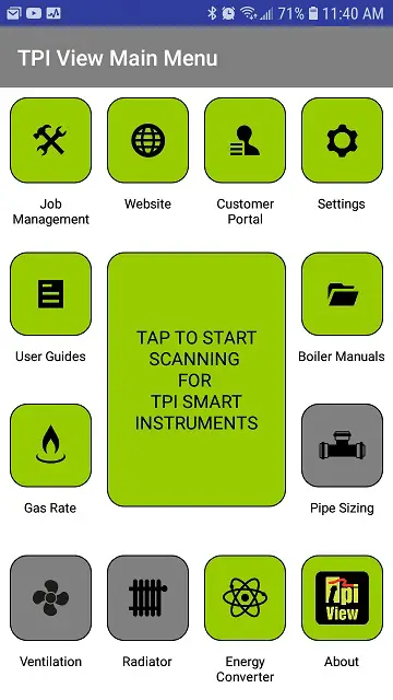 TPI SP555 Vane Air Velocity Smart Probe- TAKING A MEASUREMENT