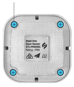 Steel Line Powermesh Garage Door Controller Control- Insert the battery