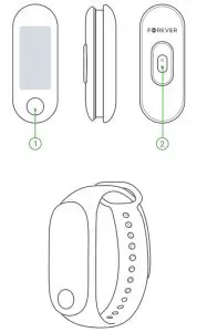 FOREVER SB-50 Fitness Tracker SmFOREVER SB-50 Fitness Tracker Smartband User Manual