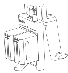 Godox ML30 Portable Led Video Light - Insert two NP