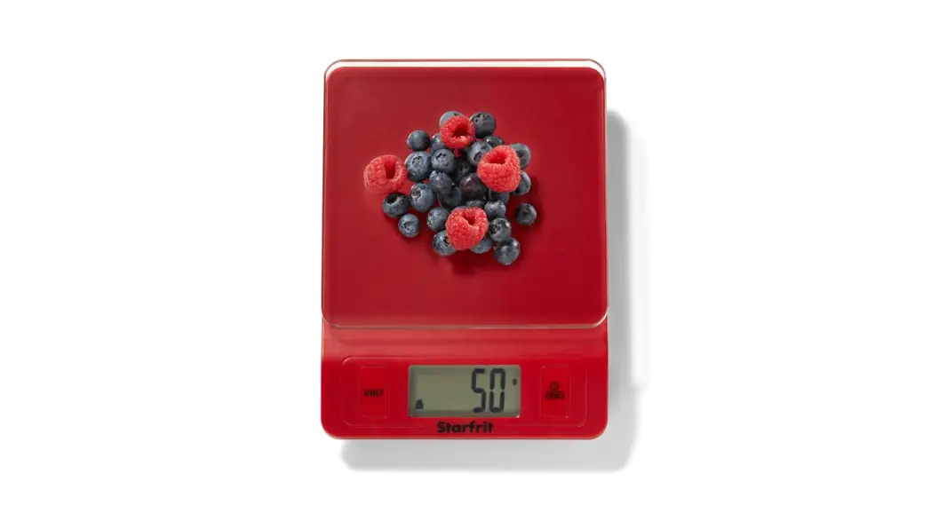 Starfrit 93016 Electronic Kitchen Scale Instruction Manual