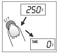Starfrit 93016 Electronic Kitchen Scale - capacity 1
