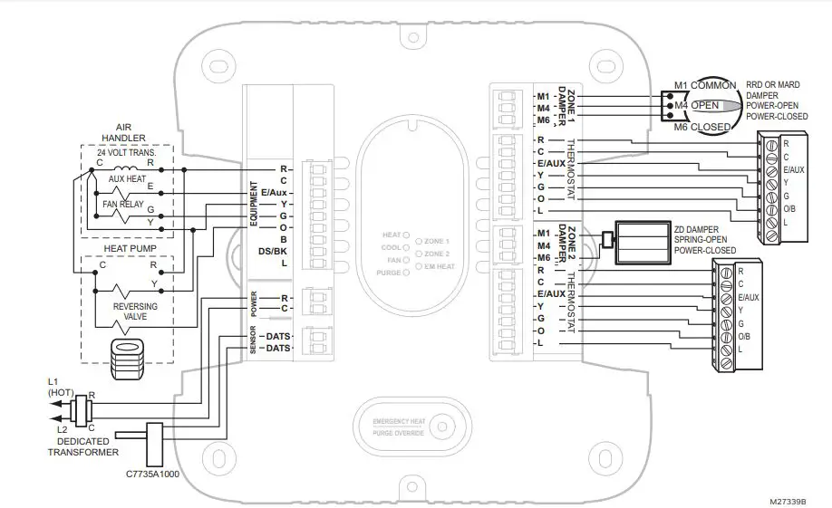 Honeywell TrueZONE HZ221 Zone Panel Professional fig9
