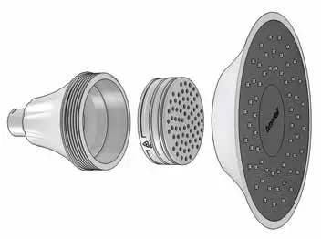 brondell VivaSpring FSH25 Series Filtered Shower Head
