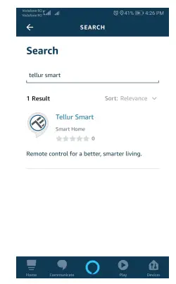 TELLUR TLL331261 WiFi Smart Aroma Diffuser - search bar