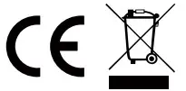 ce and disposal icon