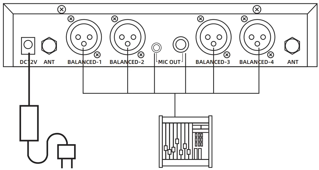 ZERFUN G8 Pro Wireless Microphone System - Connection