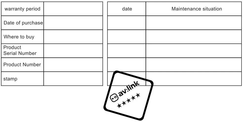 av-link 500.010UK 2.4G Wireless Silent Mouse User Manual - Warranty restrictions